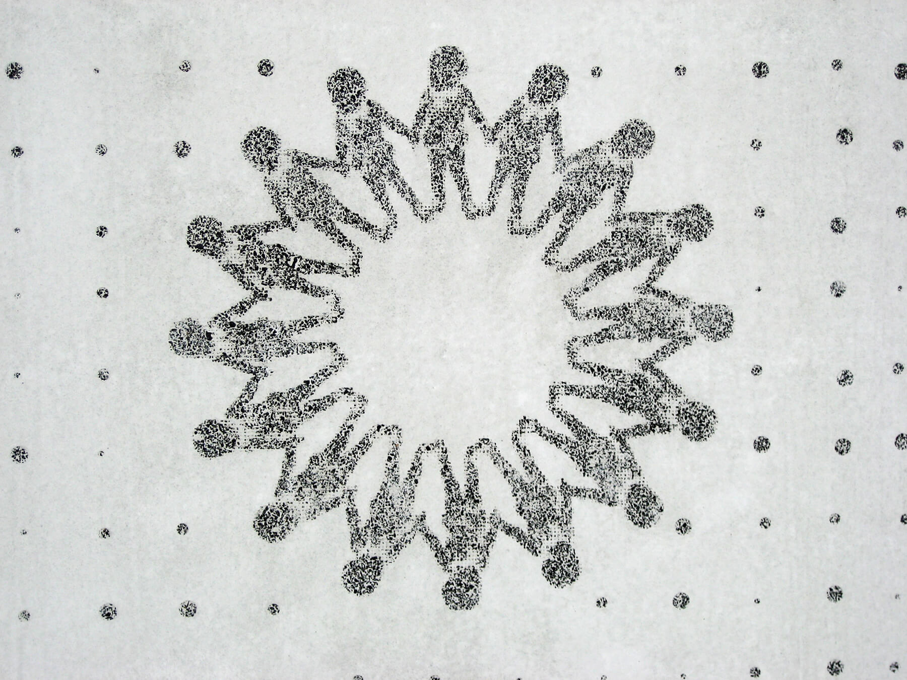 graphic concrete frölunda shopping centre