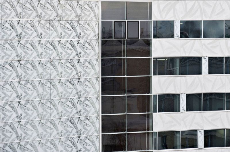 Graphic Concrete Moveres Business Garden