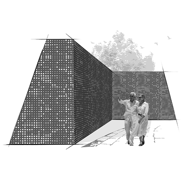 Atom cross visualization