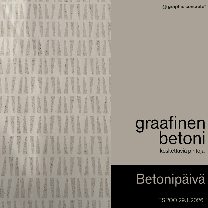 GRAAFINEN BETONI @BETONIPÄIVÄ 2026