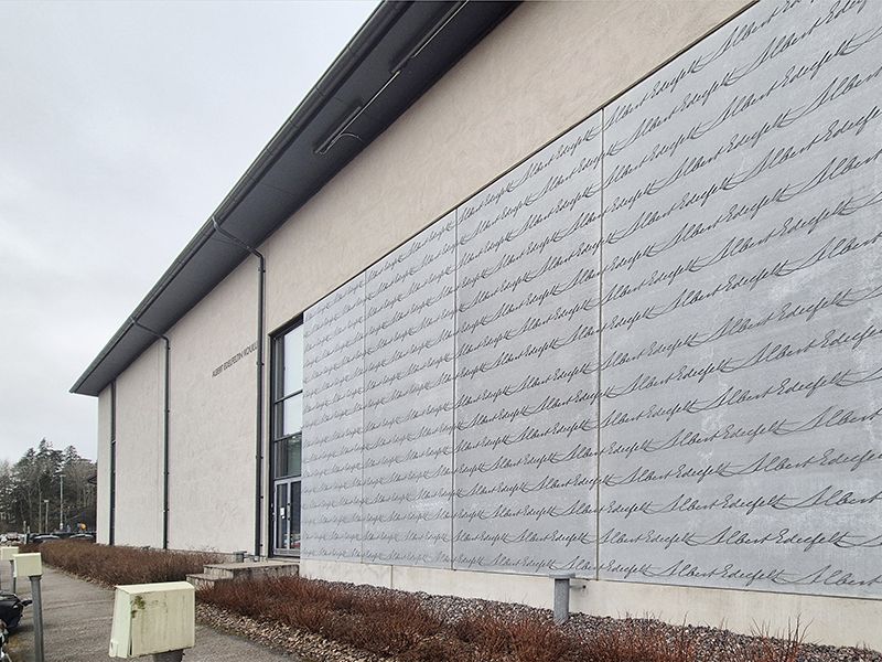 Graphic Concrete Albert Edelfelt School