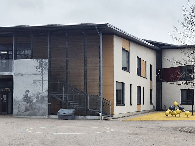 Graphic Concrete Albert Edelfelt School