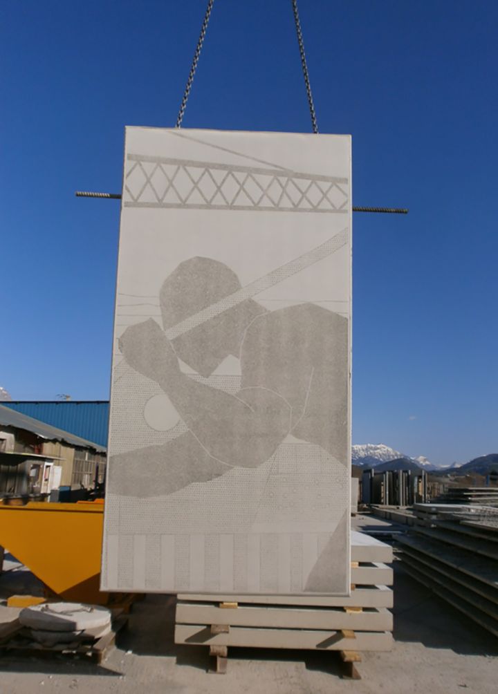 Graphic Concrete Membrane