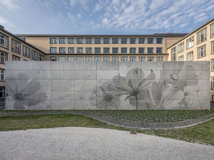 Graphic Concrete Casted wall