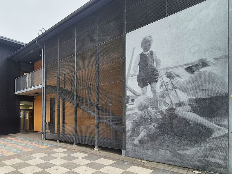 Graphic Concrete Albert Edelfelt School