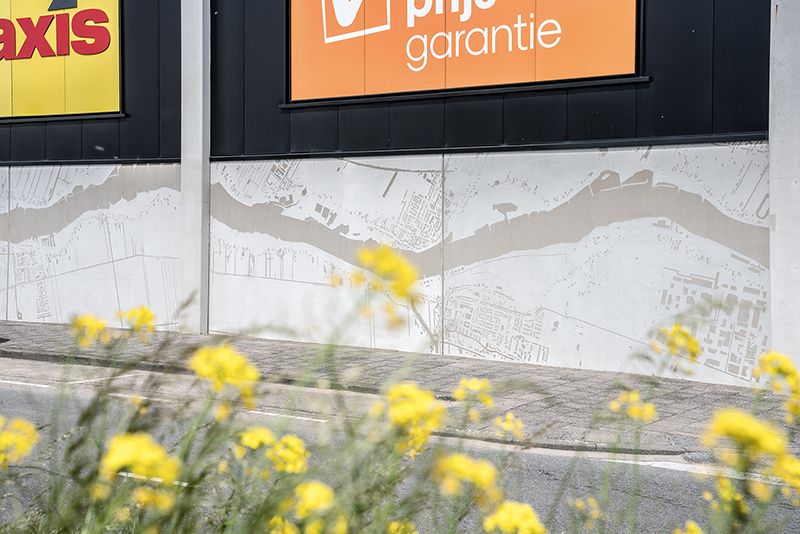 Graphic Concrete Retailcluster Stadionweg Rotterdam