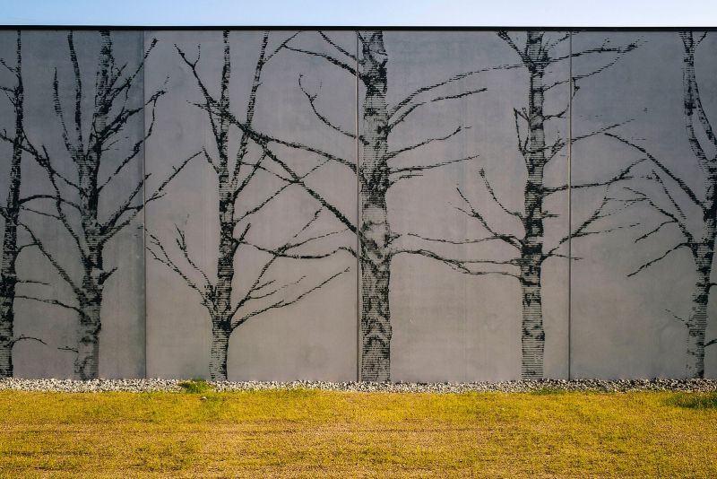 Graphic Concrete Pihlajalaakso Sound Barrier