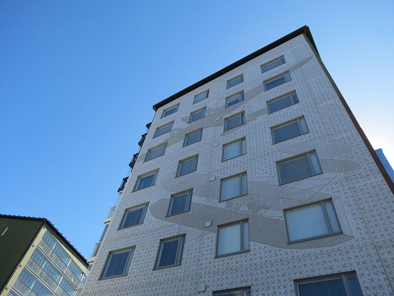 Graphic Concrete Vantaa Jousi Residential Building